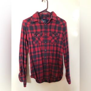 American Eagle plaid button down